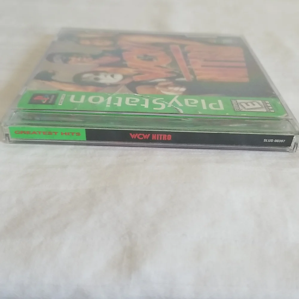 WCW Nitro PS1 Sony Playstation Complete Tested